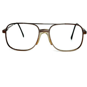 LuxotticaAviator/Pilot Eyeglasses, Luxottica Ricardo Cafe 140, Frames Only 19605